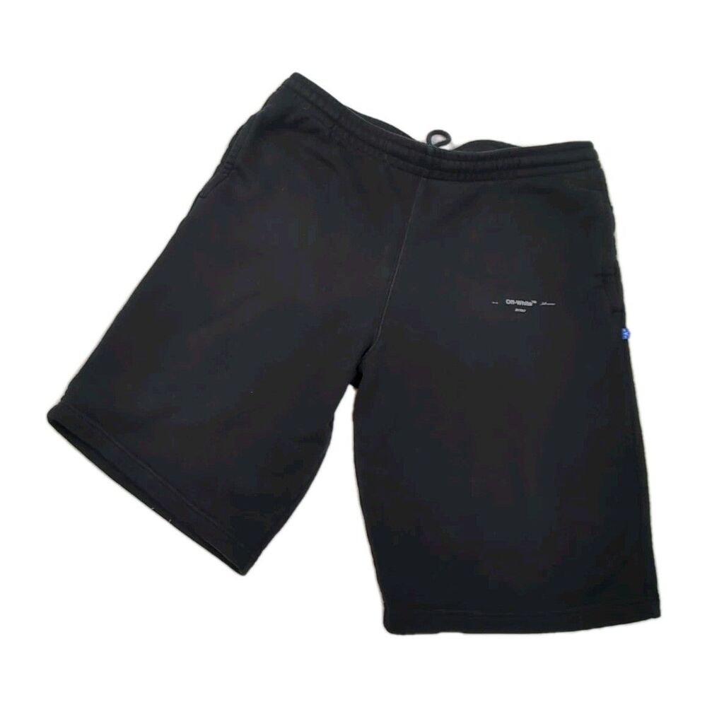 OFF-WHITE Men's Size XL 100% COTTON Black Shorts